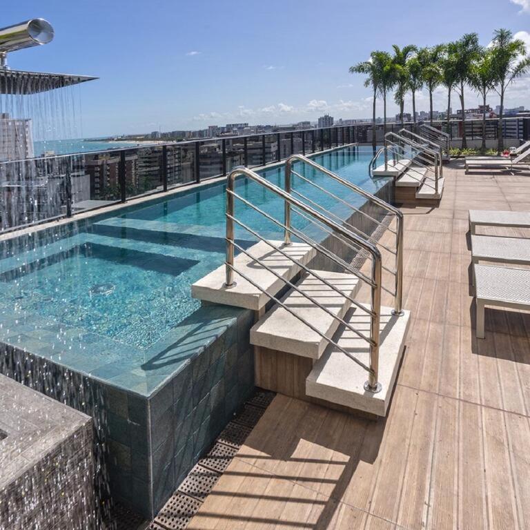 Edificio Time- Apartamento Completo- Ponta Verde Maceió Exteriör bild
